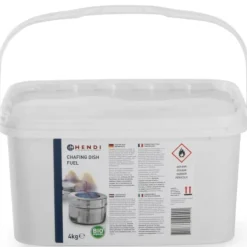 Fondueset-Etanolpasta för storköksvärmare - set om 2 x 4 kg - Hendi 190029