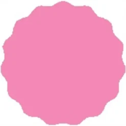 Tillbehör Till Matförvaring-Etikett 5,5 cm klistermärken för marmelad 48 st. rosa matt