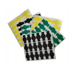 Etikett till burk 7x4 cm för marmelad 72 st. gul matt