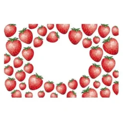 Tillbehör Till Matförvaring-Etiketter för sylt - CHEVALIER DIFFUSION - Jordgubbar - Anpassningsbara - 100 enheter - 7x4,5 cm