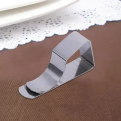 Dukclips & -Vikter-europeisk stil justerbar dukklämma i rostfritt stål hemfest picknickbordsöverdrag klämmor