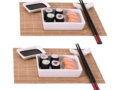 EXCELLENT SUSHI SERVERING HOUSWARE för 2 personer 12 artiklar