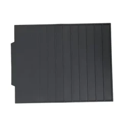 Diskställ & Torkställ-Extra stor diskmatta av premium värmetålig silikon (grå)