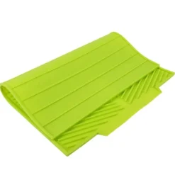 Mattor & Galler Till Diskhoar-Extra stor diskmatta av premium värmebeständig silikon (grön)