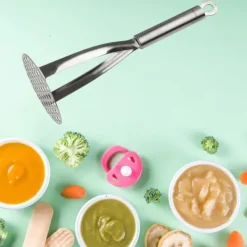 Fackelmann Oval professionell potatispress i rostfritt stål ref. 40587