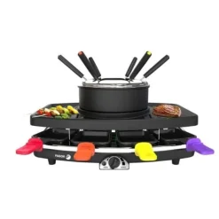 FAGOR Raclettemaskin - FG816 - Raclette/Fondue - Upp till 8 personer - Justerbar termostat - 1100W