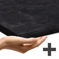 Monteringsfärdiga Kök & Pentryn-Fame-Line hörnkök, 347 x 257 cm, PT Antracit, Grön ek och guld/guld ek, Vicco