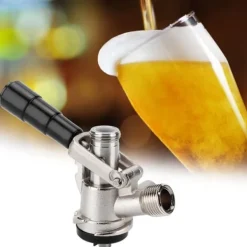 Ölkranar-Fatkoppling S-typ fatölsdispenser med säkerhetstryckventil hembryggningssystem