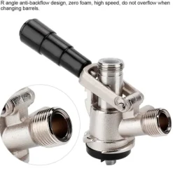 Ölkranar-Fatkoppling S-typ fatölsdispenser med säkerhetstryckventil hembryggningssystem