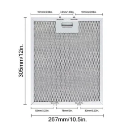 Köksfläktar-Filter för Whirlpool, lkea, Jenn Air W10169961A