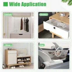 Filterpåsar med aktivt kol 20-pack, för luft- och vattendestillator/renare, avlägsnar klor, kolloider och tungmetaller, vit