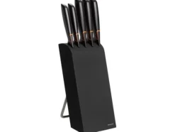 Fiskars Köksknivar-- Knivblock och knivuppsättning - 5 st.