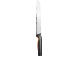 Fiskars 1057558, Knivuppsättning, Rostfritt stål, Rostfritt stål, Svart, Ergonomisk, Mjukt grepp, Finland