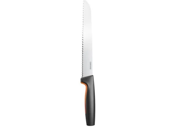 Fiskars 1057558, Knivuppsättning, Rostfritt stål, Rostfritt stål, Svart, Ergonomisk, Mjukt grepp, Finland