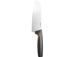 Fiskars 1057558, Knivuppsättning, Rostfritt stål, Rostfritt stål, Svart, Ergonomisk, Mjukt grepp, Finland