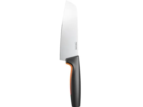 Fiskars 1057558, Knivuppsättning, Rostfritt stål, Rostfritt stål, Svart, Ergonomisk, Mjukt grepp, Finland