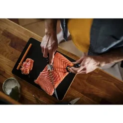 Fiskars Filskfilégaffel 193 mm Stål Svart, Orange 1057547