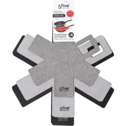 Grytlappar & Grillvantar-5five - 6 skydd mot repor grå/svart
