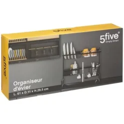 5five - diskmedel för diskho i svart metall- USED