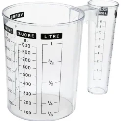 Mått & Måttskedar-5five - dubbel måttbägare 1l