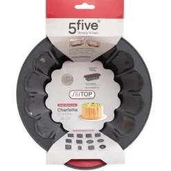 5five - silikonform charlotte "silitop" svart röd