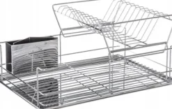 5five Diskmaskin i två nivåer, torktumlare, avrinning - rostfritt stål