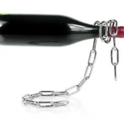Flaskhållare Kedja - Tillbehör för vin - Järn belagt med nickel - 30x3cm