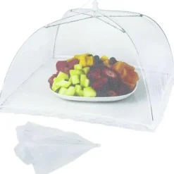 Fällbar livsmedelsklok - Fluga-säker - Bordsmask för livsmedel - Matlock - Universell storlek