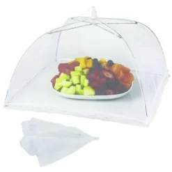 Skållock-Fällbar livsmedelsklok - Fluga-säker - Bordsmask för livsmedel - Matlock - Universell storlek