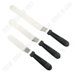 Fällbar spatula - TD® - Set om 3 - Rostfritt stål - Tårtdekoration - Diska i diskmaskinvänlig