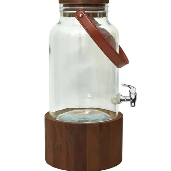 Dryckesautomater-FONTAINE 6L STÖD I TRÄ OCH HANDTAG