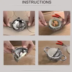 Form för dumpling / ravioli / piroger Rostfritt stål