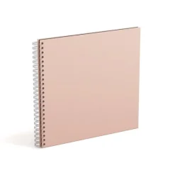 Fotoalbum Dusty Pink med svarta blad 35x31,5cm Bigso Box of Sweden