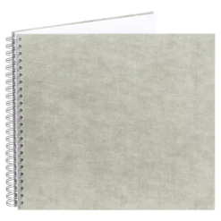 Förvaring Av Fotografier-Fotoalbum Linen med vita blad 35x31,5cm Bigso Box of Sweden