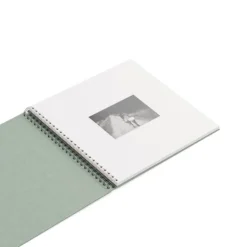 Fotoalbum Soft Teal med vita blad 35x31,5cm Bigso Box of Sweden