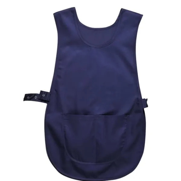 Förkläden-Förkläde med ficka - Marinblå XXL