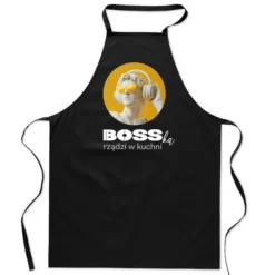 Förkläden-FÖRKLÄDE MED TRYCK kök BOSSKA Boska Rules in the Kitchen Woman dam