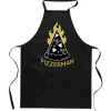 FÖRKLÄDE MED TRYCK PIZZERMAN PIZZA kök herr för pappa fars dag present