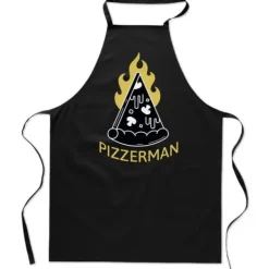 FÖRKLÄDE MED TRYCK PIZZERMAN PIZZA kök herr för pappa fars dag present