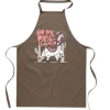 Förkläden-FÖRKLÄDE MED TRYCK roligt kök INGET MITT PROBLEM LAMA till grillpresent