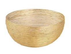 Fruktskål Ø 30 cm h 15 cm Brödkorg trådstruktur