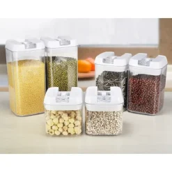 Förvaringsburkar 5-set - Täta burkar för pasta och torrvaror