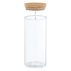 Förvaringsburkar Set, 22x10 cm, Transparent