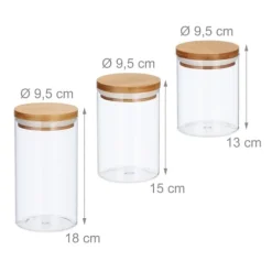 Förvaringsburkset, 18x9.5 cm, Natur