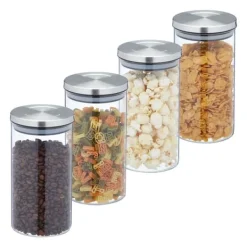 Förvaringsburkset, 18x9,5 cm, Transparent