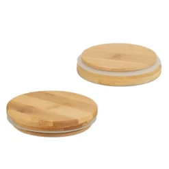 Förvaringsburkar-Förvaringsburkset, 21.5x12 cm, Transparent, Natur