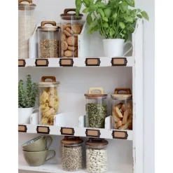 Chic Antique Förvaringsburkar-Förvaringsglas m. lock - H. 24 cm