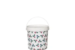 Förvaringshink med lock bär 1 l