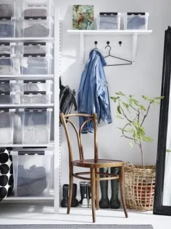 Orthex Förvaringslådor För Hemmet-Förvaringslåda - - Smart Store Classic 65 - Transparent - 61 L - Stapelbar