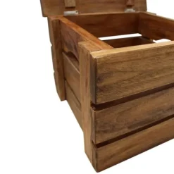 vidaXL Förvaringslådor För Hemmet-Förvaringslådor - - 2 st - Återvunnet trä - Antik stil - Brun